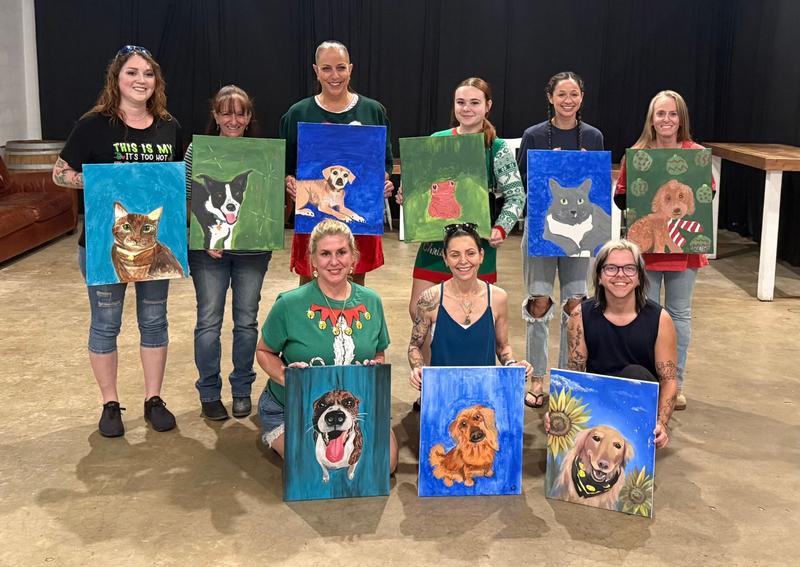 Carousel Slide 27: VPH Paint Your Pet Christmas Party